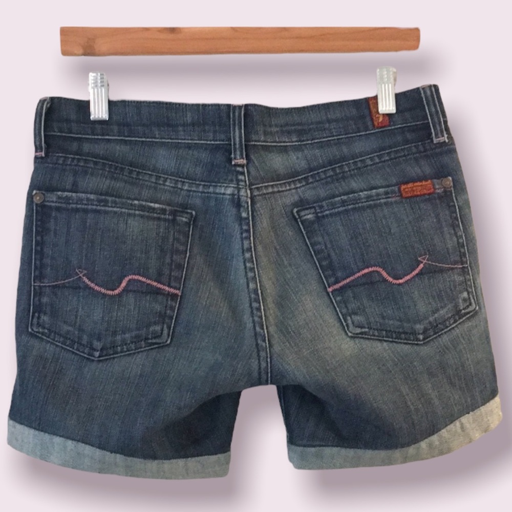 ⛱7 for all mankind jean shorts⛱